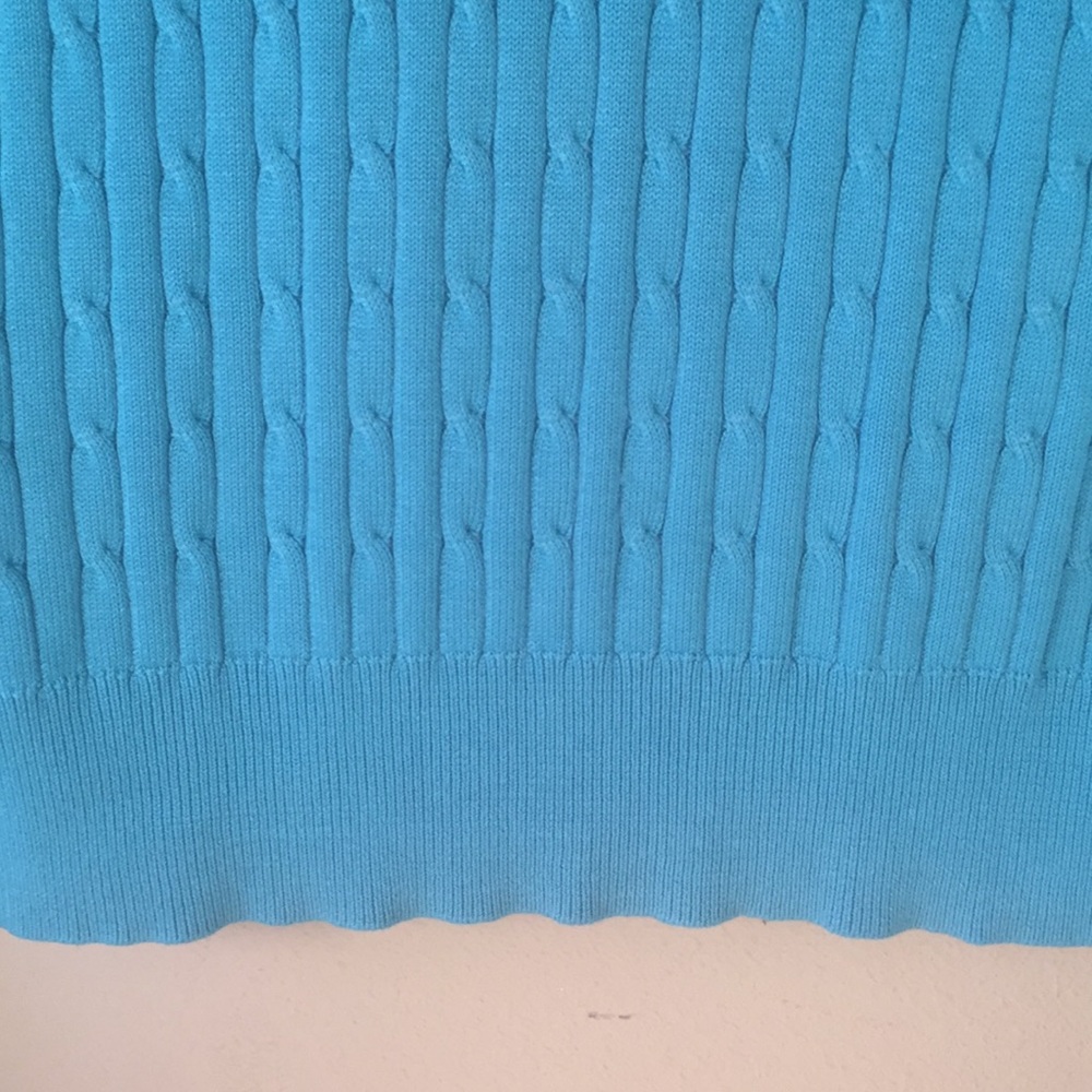 Peck & Peck Blue Sweater Size PL - Picture 5 of 5
